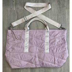 H&M Purple Tote Overnight Bag
